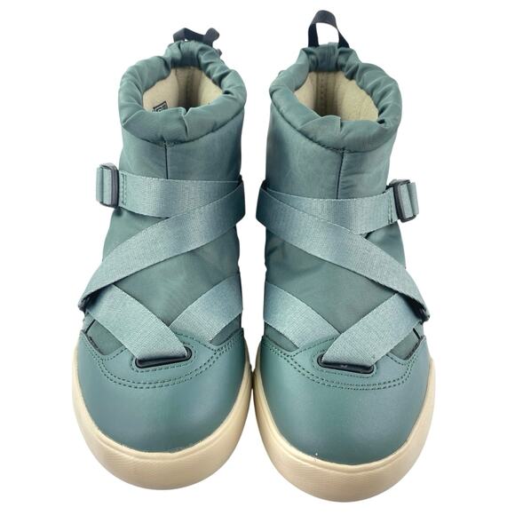 KEEN Hoodzerra Blue Adjustable Strap Waterproof Fashion Insulated Snow Boots 7 - Picture 2 of 6